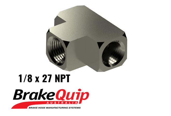 BQ265 T/Piece (No Mount) 1/8”x27NPT