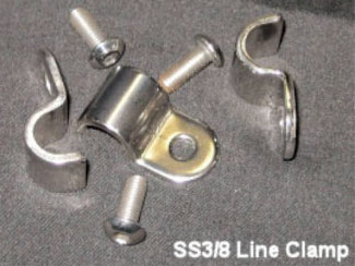 SS3/8 Single Pipe Clamp