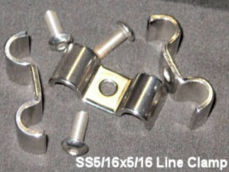 SS1/4×1/4 S/S Double Pipe Clamps